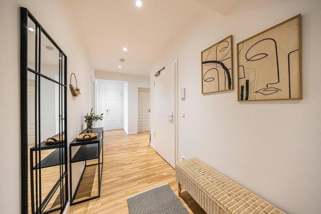 Stylisches Zentrales City-Apartment Mit 2 Balkonen Leipzig Dış mekan fotoğraf