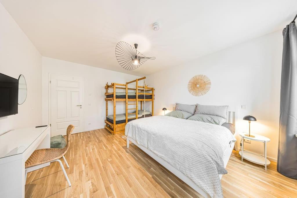 Stylisches Zentrales City-Apartment Mit 2 Balkonen Leipzig Dış mekan fotoğraf